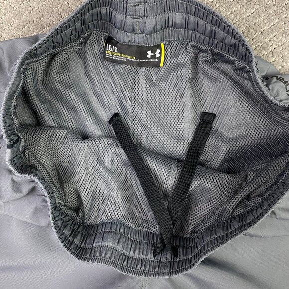 Under Armour Storm1 Loose Pants Men's Large Gray Water Resistant Woven Track Gym - Picture 10 of 16